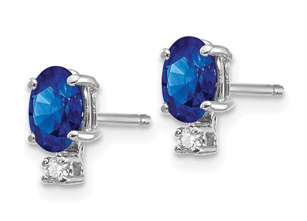 14k White Gold Earrings Style XE755S - Classique Jewelry Inc.