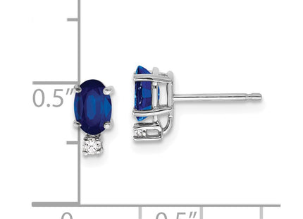 14k White Gold Earrings Style XE755S - Classique Jewelry Inc.