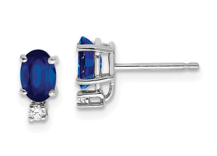 14k White Gold Earrings Style XE755S - Classique Jewelry Inc.