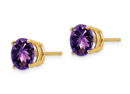 14k Yellow Gold Earrings Style XE75AC - Classique Jewelry Inc.