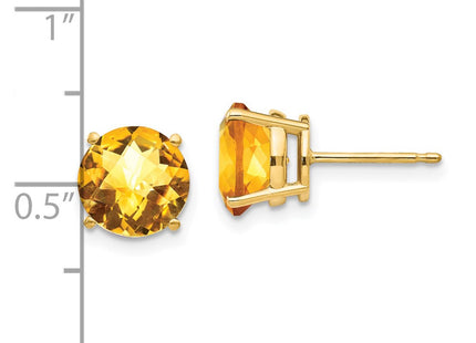 14k Yellow Gold Earrings Style XE75CC - Classique Jewelry Inc.
