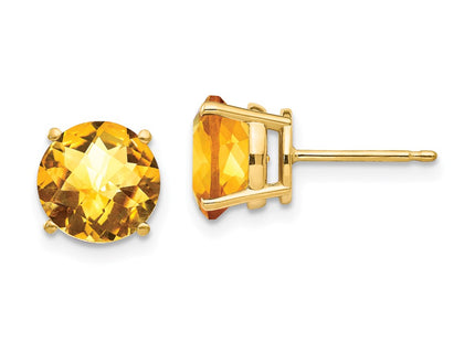 14k Yellow Gold Earrings Style XE75CC - Classique Jewelry Inc.