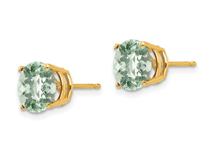 14k Yellow Gold Earrings Style XE75CG - Classique Jewelry Inc.