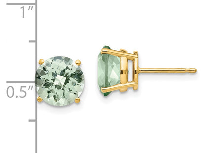 14k Yellow Gold Earrings Style XE75CG - Classique Jewelry Inc.