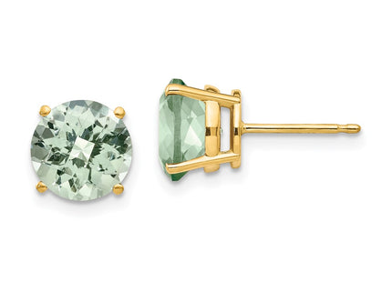 14k Yellow Gold Earrings Style XE75CG - Classique Jewelry Inc.