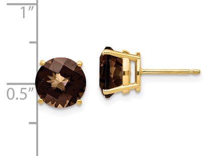 14k Yellow Gold Earrings Style XE75CQ - Classique Jewelry Inc.