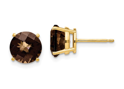 14k Yellow Gold Earrings Style XE75CQ - Classique Jewelry Inc.