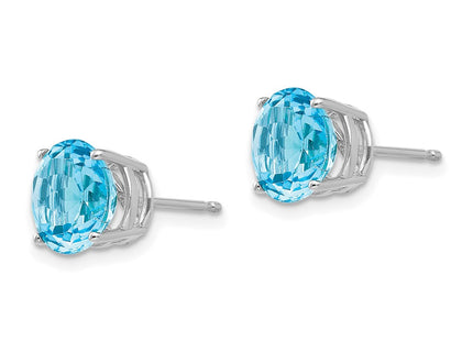 14k White Gold Earrings Style XE75WBT - Classique Jewelry Inc.