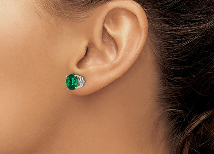 14k White Gold Earrings Style XE75WMS - Classique Jewelry Inc.