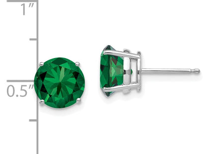 14k White Gold Earrings Style XE75WMS - Classique Jewelry Inc.