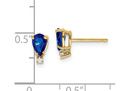 14k Yellow Gold Earrings Style XE760S - Classique Jewelry Inc.