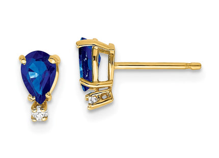 14k Yellow Gold Earrings Style XE760S - Classique Jewelry Inc.