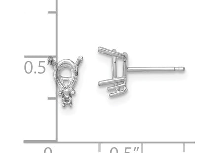 14k White Gold Earrings Style XE761 - Classique Jewelry Inc.