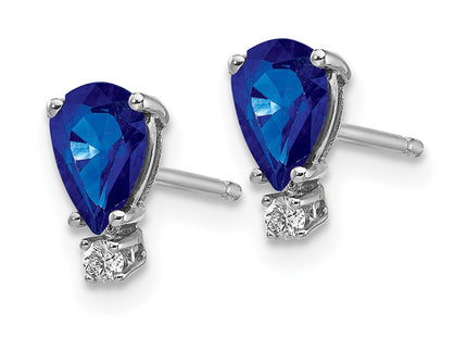 14k White Gold Earrings Style XE761S - Classique Jewelry Inc.