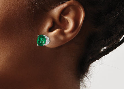 14k White Gold Earrings Style XE77WMS - Classique Jewelry Inc.