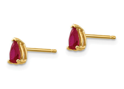 14k Yellow Gold Earrings Style XE78R - Classique Jewelry Inc.