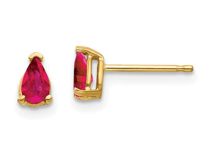 14k Yellow Gold Earrings Style XE78R - Classique Jewelry Inc.