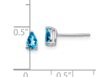 14k White Gold Earrings Style XE78WBT - Classique Jewelry Inc.