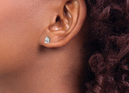 14k White Gold Jewelry Style XE78WCZ - Classique Jewelry Inc.