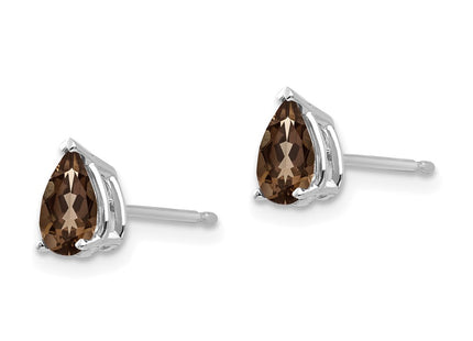 14k White Gold Earrings Style XE79WSQ - Classique Jewelry Inc.