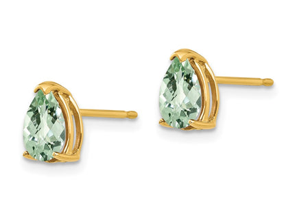 14k Yellow Gold Earrings Style XE80CG - Classique Jewelry Inc.