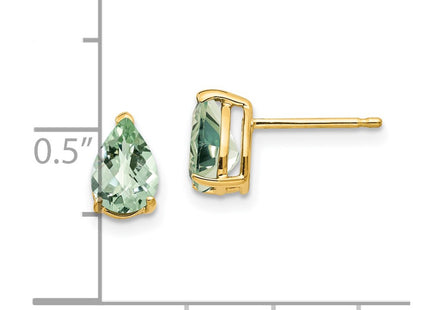 14k Yellow Gold Earrings Style XE80CG - Classique Jewelry Inc.