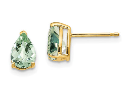 14k Yellow Gold Earrings Style XE80CG - Classique Jewelry Inc.