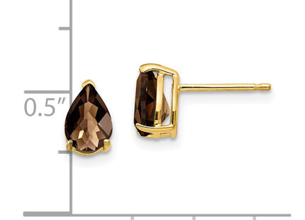 14k Yellow Gold Earrings Style XE80CQ - Classique Jewelry Inc.