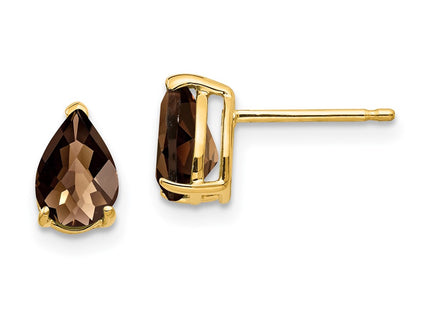 14k Yellow Gold Earrings Style XE80CQ - Classique Jewelry Inc.