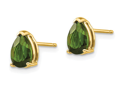 14k Yellow Gold Earrings Style XE80GT - Classique Jewelry Inc.