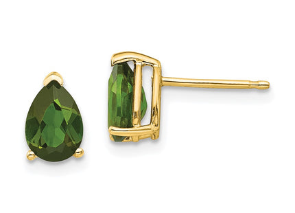 14k Yellow Gold Earrings Style XE80GT - Classique Jewelry Inc.