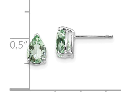 14k White Gold Earrings Style XE80WAG - Classique Jewelry Inc.