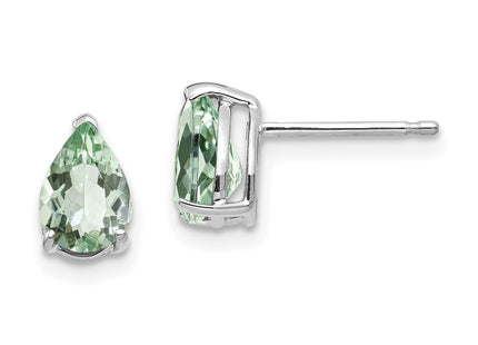 14k White Gold Earrings Style XE80WAG - Classique Jewelry Inc.