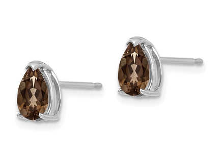 14k White Gold Earrings Style XE80WCQ - Classique Jewelry Inc.