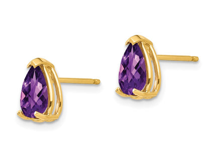 14k Yellow Gold Earrings Style XE81AC - Classique Jewelry Inc.