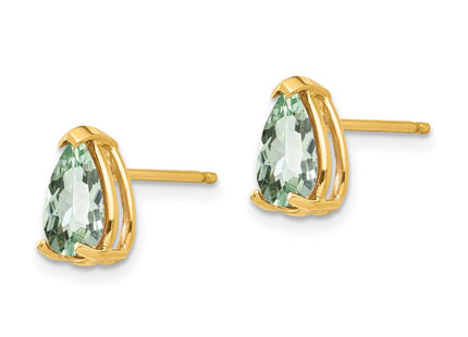 14k Yellow Gold Earrings Style XE81AG - Classique Jewelry Inc.