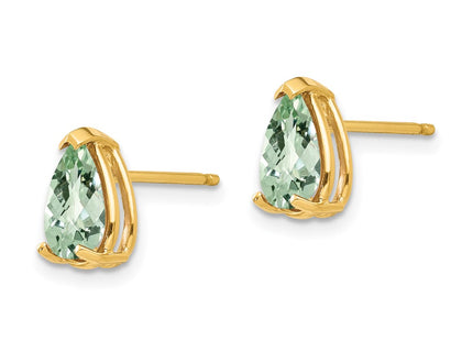 14k Yellow Gold Earrings Style XE81CG - Classique Jewelry Inc.