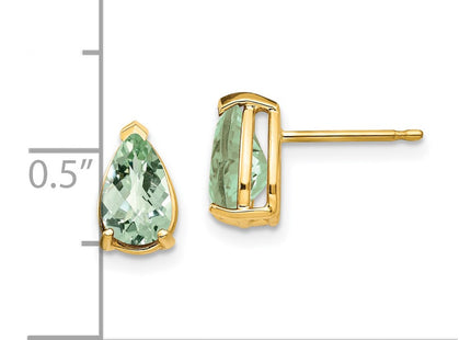 14k Yellow Gold Earrings Style XE81CG - Classique Jewelry Inc.