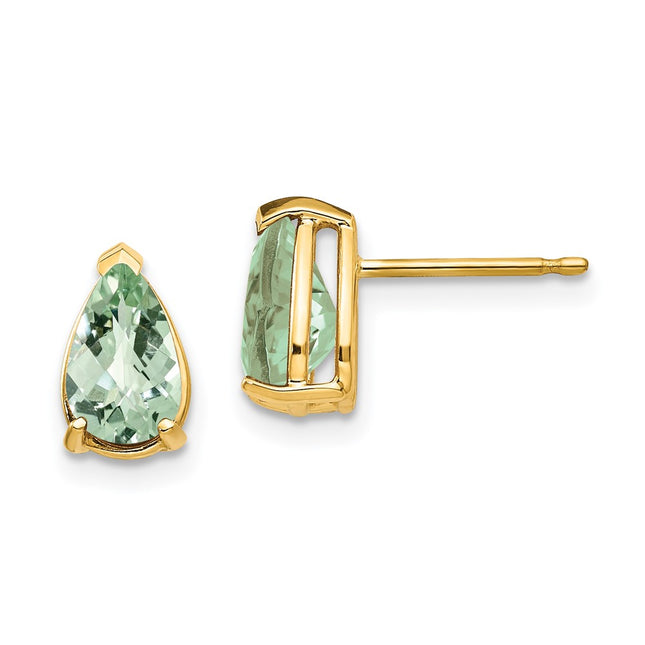 14k Yellow Gold Earrings Style XE81CG - Classique Jewelry Inc.