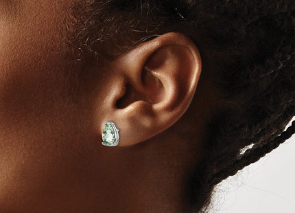 14k White Gold Earrings Style XE81WAG - Classique Jewelry Inc.