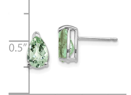 14k White Gold Earrings Style XE81WCG - Classique Jewelry Inc.