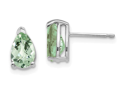 14k White Gold Earrings Style XE81WCG - Classique Jewelry Inc.