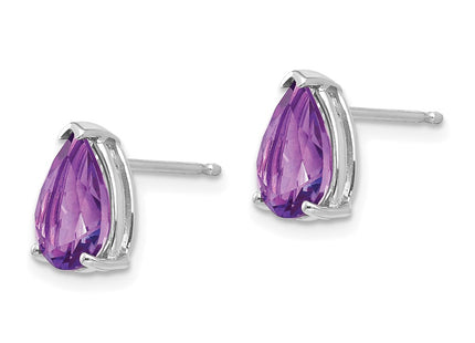 14k White Gold Earrings Style XE82WAM - Classique Jewelry Inc.