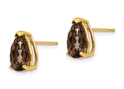 14k Yellow Gold Earrings Style XE83SQ - Classique Jewelry Inc.