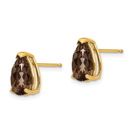 14k Yellow Gold Earrings Style XE83SQ - Classique Jewelry Inc.