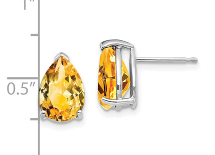 14k White Gold Earrings Style XE83WCI - Classique Jewelry Inc.
