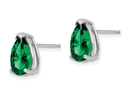 14k White Gold Earrings Style XE83WMS - Classique Jewelry Inc.