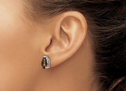 14k White Gold Earrings Style XE83WSQ - Classique Jewelry Inc.