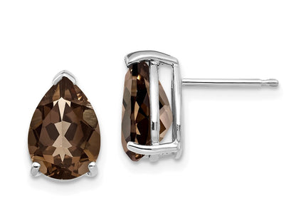 14k White Gold Earrings Style XE83WSQ - Classique Jewelry Inc.