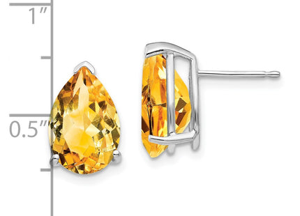 14k White Gold Earrings Style XE84WCI - Classique Jewelry Inc.